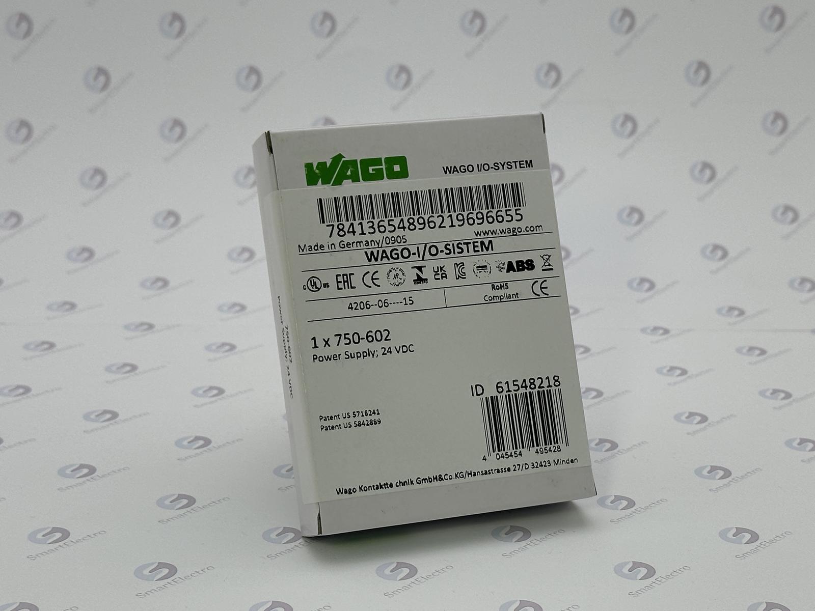 Wago 750-602 (Модуль питания, пассивный, DC 24 V)