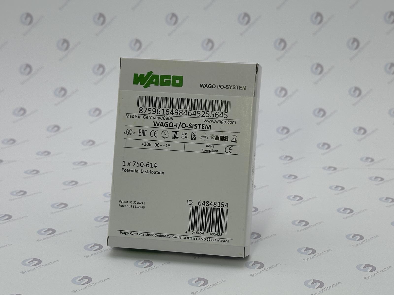 Wago 750-614 (Модуль разводки дополнительного питания AC / DC в диапазоне 0-230 V)