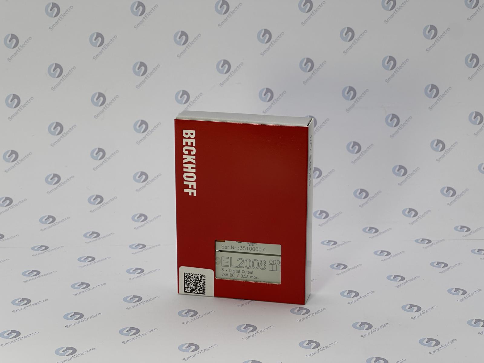 Beckhoff EL2008  (8-канальный модуль цифрового выхода 24 В постоянного тока, 0,5 A, 1-проводная техн