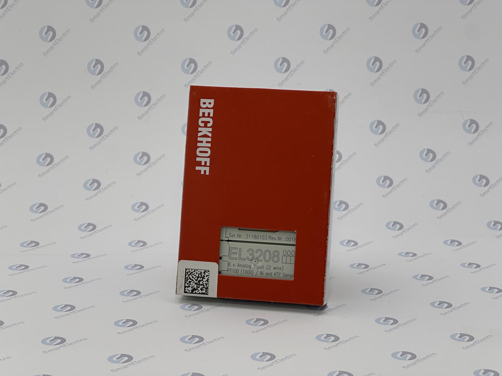 Beckhoff EL3208 (8-канальный модуль входа PT100 (RTD) для термометров сопротивления, 16 бит, 2-пров)