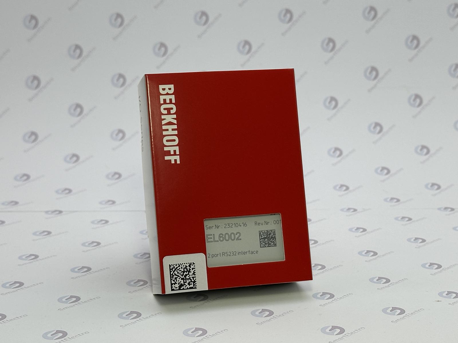 Beckhoff EL6002 (2-канальный последовательный интерфейс RS232, D-Sub разъём)
