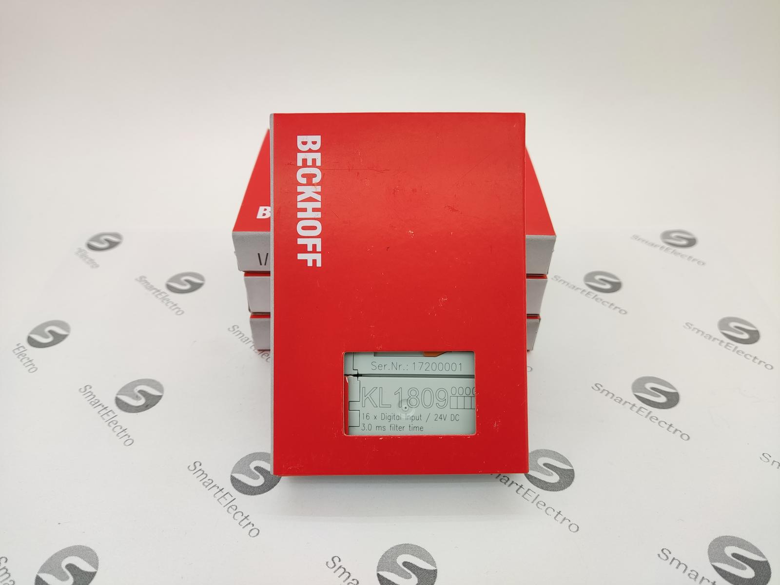 Beckhoff KL1809 (16-канальный модуль цифрового входа 24 В постоянного тока, входной фильтр 3,0 мс, )