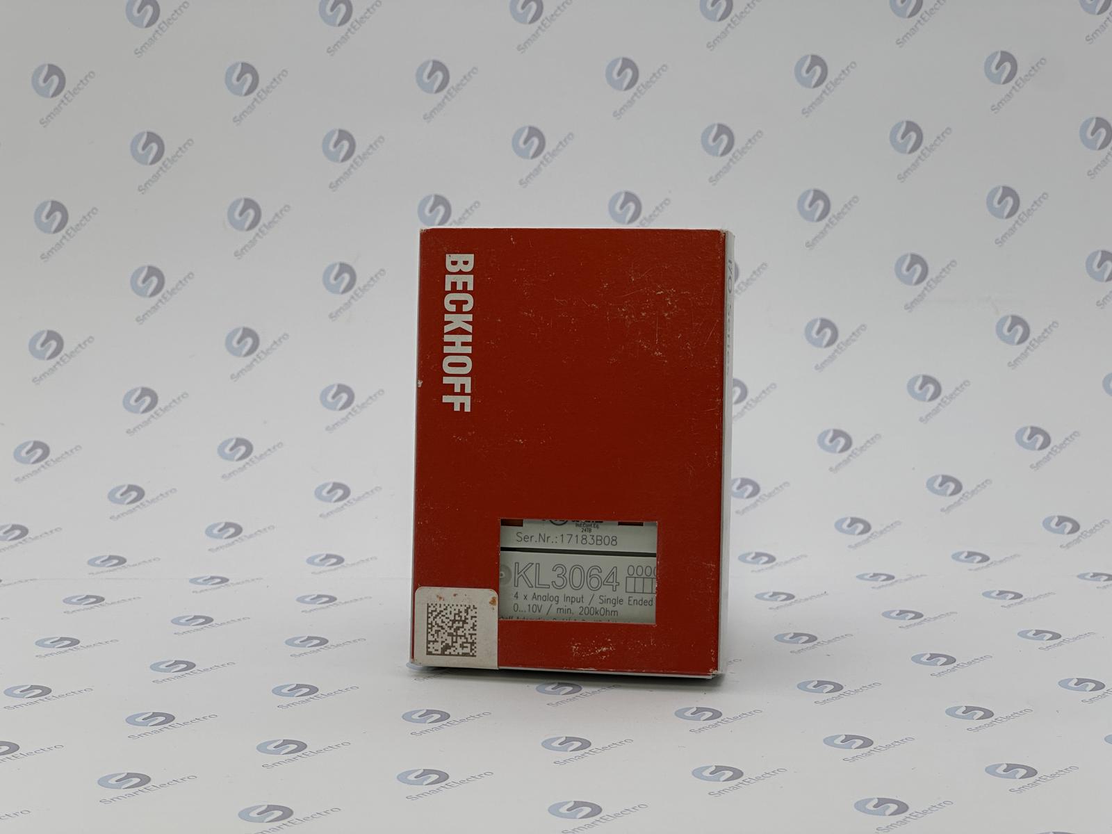 Beckhoff KL3064 (4-кан. модуль аналог. входа 0…10 В, одножильная технология подключения, 12 бит)