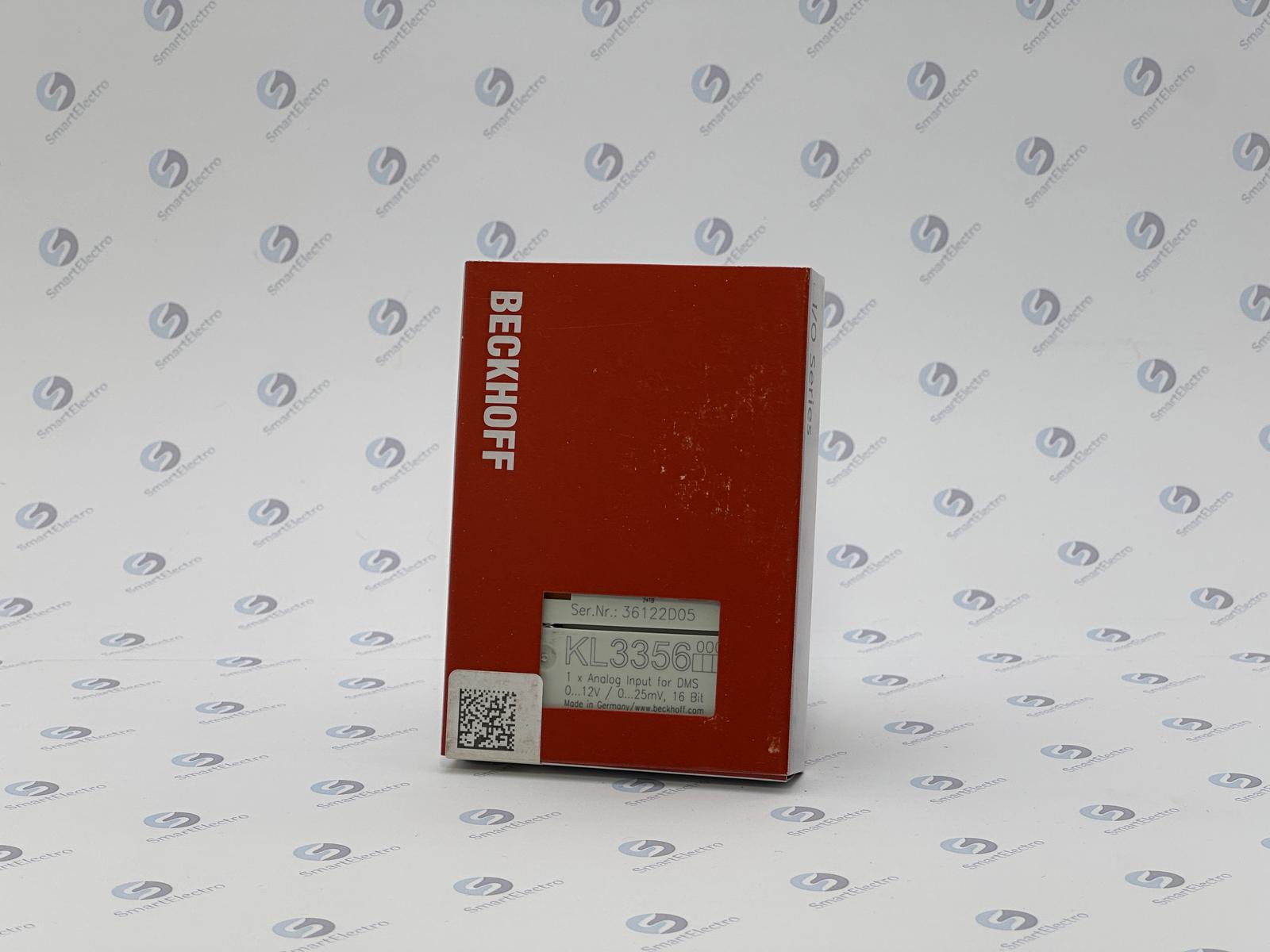 Beckhoff KL3356 (1-канальный прецизионный резистивный мост (тензометрический датчик), с самокалибро)