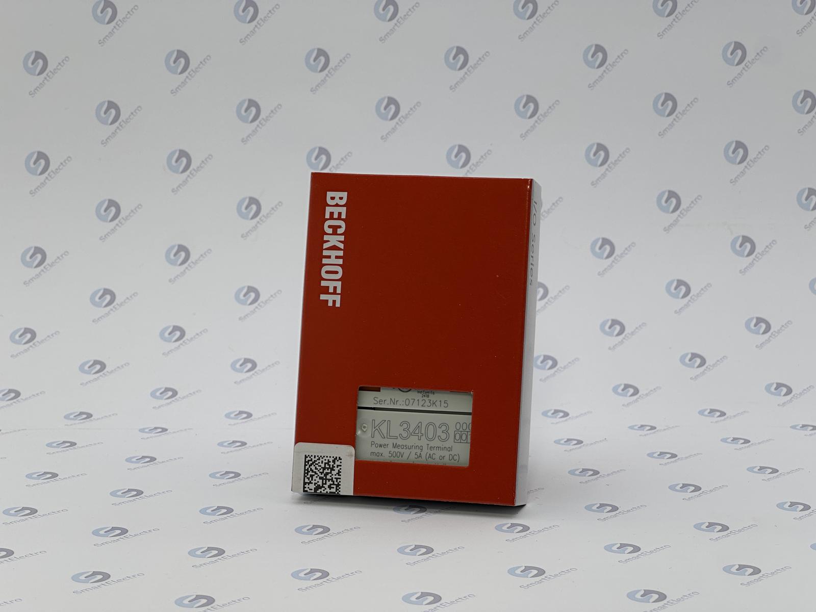 Beckhoff KL3403-0010 (3-фаз. мод. изм. мощности, макс. 500 В перем/ тока 3~, макс. 1 A, через изм-ны